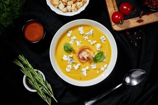 Supă cremă cartofi dulci