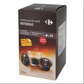Café Intenso en Cápsulas Carrefour 30x7 Gr.