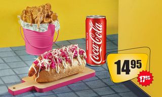 კომბო პიკანტური ჰოთ-დოგით