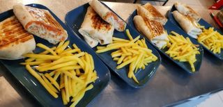 Wrap Frango e Queijo Serra