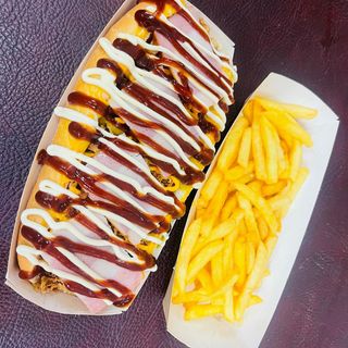 Bacon Hot Dog+Fries