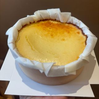Basque cheesecake para dos
