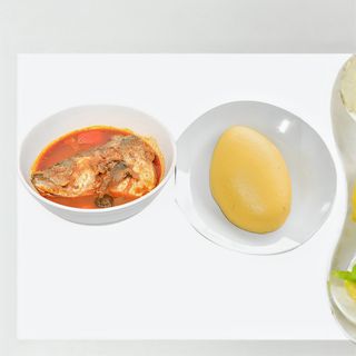 Banane Foutou Sauce Claire