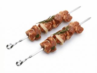 Szaszłyk z karkówki wieprzowej (surowe mięso marynowane) Шашлик зі свинячого ошийка (мариноване сире м'ясо) (1kg)