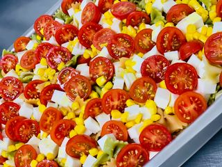 Ensalada De Pasta Y Queso Fresco (Ración)