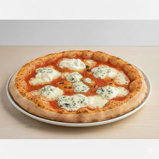 Pizza 4 formaggi + gorgonzola