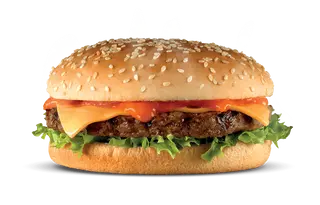 Hamburger + frite