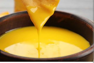 Salsa de queso Cheddar