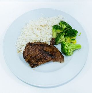 Menu Alcatra, Arroz e Brócolos