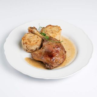 Pačji batak i zabatak iz pećnice s prilogom