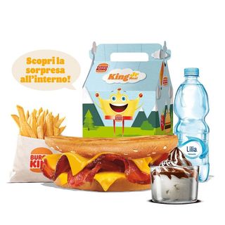 King Junior bacon king toast