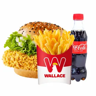 1 Burger Crispy Chicken & 1 Frites & 1 Cola