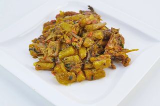 Unripe plantain pottage