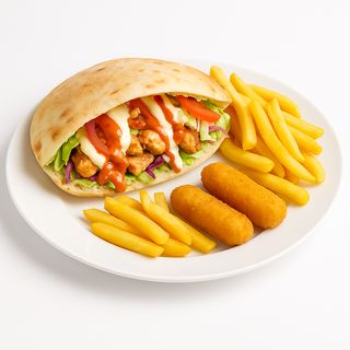 Houdini Deluxe Chicken Kebab + krumpirići