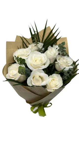 Purity roses- 9 albi