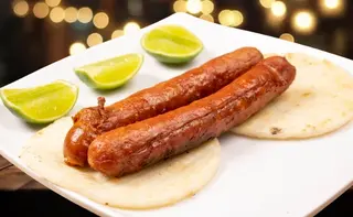 Chorizo Con Arepa