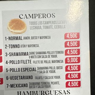 3. Campero Shawarma