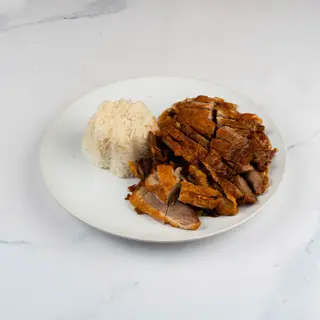 70. Pržena patka s povrćem i riža