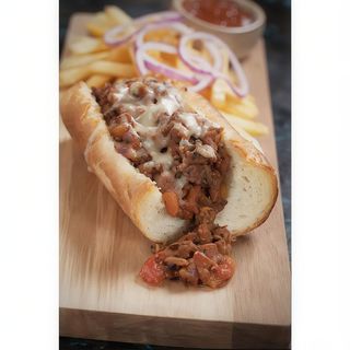 Bocadillo carne picada
