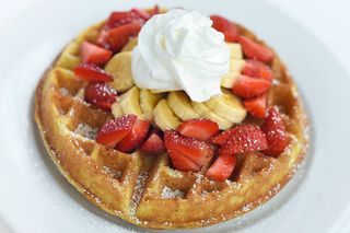 Strawberry & Banana Waffle