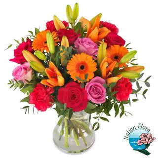 Bouquet di fiori misti colorati