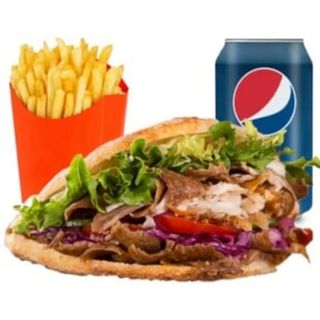 Doner kebab menu