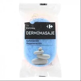 Esponja Dermomasaje Exfoliación Regeneración Carrefour 1 Ud.