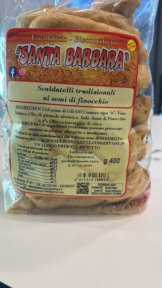 Scaldatelli tradizionali ai semi di finocchio
