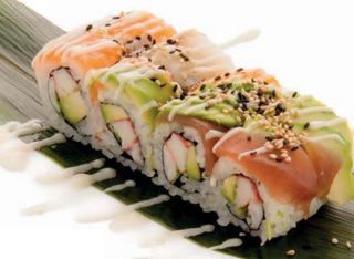 140 Uramaki Calfornia rainbow