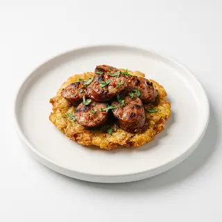 Patacón Con Chorizo (1 Ud.)