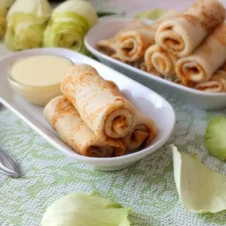 Блины со сгущенным молоком (3 шт.)