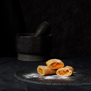 Ștrudel cu cremă cu dovleac