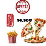 Menú pizza+bebida+patatas