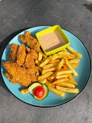 Hrskava piletina sa susamom