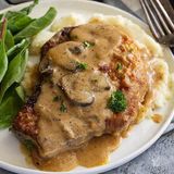 Plat Escalope Pané Champignon