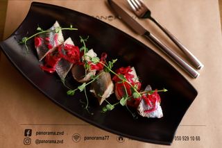 Оселедець на картоплі з сиром