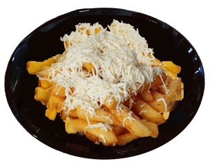 Пържени картофи със сирене (250г)