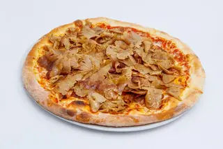 Pizza con kebab