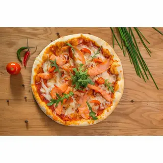 Pizza Salmón (Pequeña)