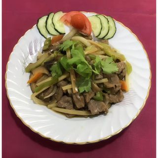 43. Ternera con salsa de ostra