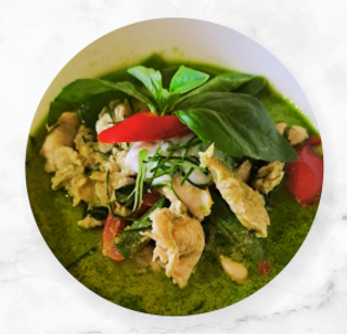 16A. Curry Verde Con Pollo