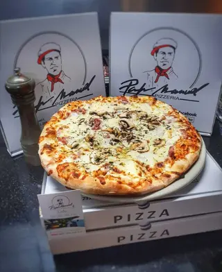 Pizza La Tartufo e Burrata (Pequena)