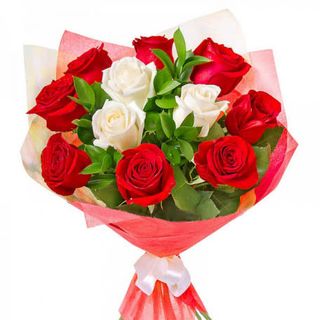 Ramo 12 rosas "Tres Deseos"