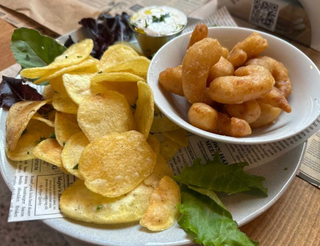 Creveti pane cu chipsuri