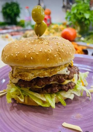 Hamburguesa Doble De Ternera