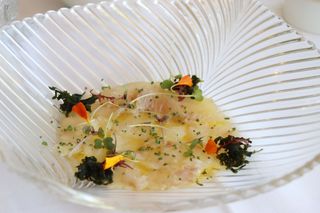 Carpaccio lubina con aliño cítricos (NUEVO)