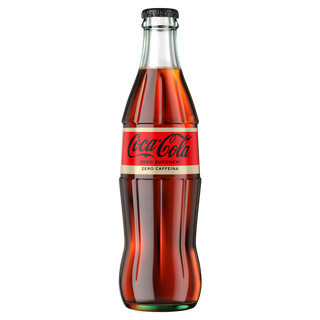Coca Cola Zero Zuccheri Zero Caffeina in vetro 33 cl