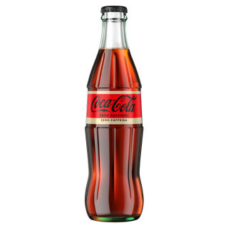 Coca Cola Zero Zuccheri Zero Caffeina in vetro 33 cl