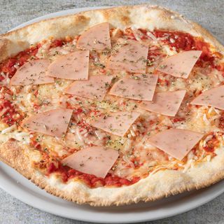 Pizza Prosciutto Cotto Vegana   (33 Cm.)