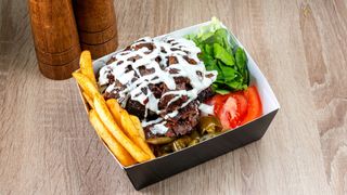 Doner box vita + berbecut